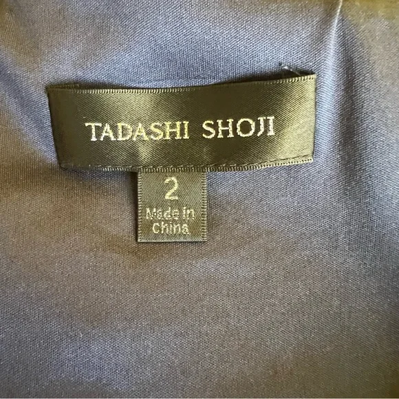 Tadashi Shoji Sequins Swirl Fitted Lace Long-Sleeve Cocktail Dress Size 2 EUC - Picture 13 of 16